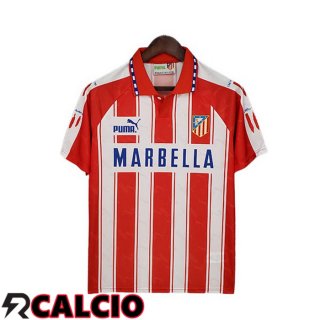 Prima Maglia Atletico Madrid Retro Rosso Bianco 1994-1995