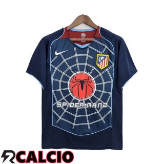 Seconda Maglia 2004-2005 Atletico Madrid Retro Blu