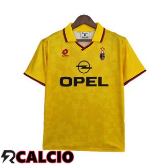 Seconda Maglia AC Milan Retro Giallo 1995-1996