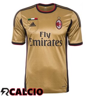 Terza Maglia AC Milan Retro Terza Giallo 2013-2014