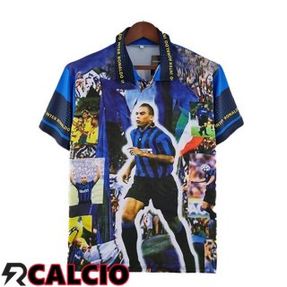 Maglia Inter Milan Ronaldo Retro Blu 1997-1998