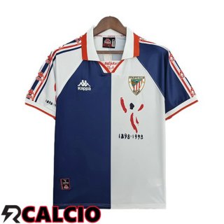 Seconda Maglia Athletic Bilbao Retro Blu Bianco 1997-1998