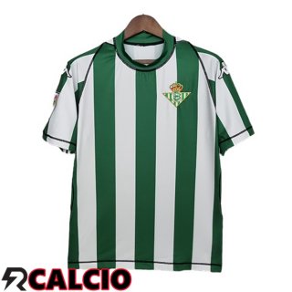 Prima Maglia Real Betis Retro Verde Bianco 2003-2004