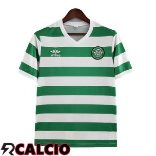 Prima Maglia Celtic FC Retro Verde Bianco 1980-1981