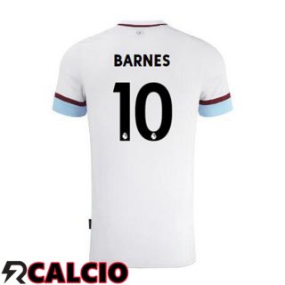 Seconda Maglia Burnley (BARNES 10) Bianco Marron 2021 2022