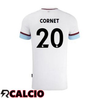 Seconda Maglia Burnley (CORNET 20) Bianco Marron 2021 2022