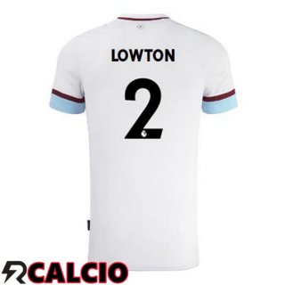 Seconda Maglia Burnley (LOWTON 2) Bianco Marron 2021 2022