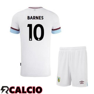 Seconda Maglia Burnley (BARNES 10) Bambino Bianco Marron 2021 2022