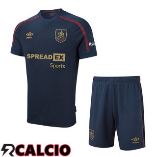 Terza Maglia Burnley Bambino Terza Blu Marron 2021 2022